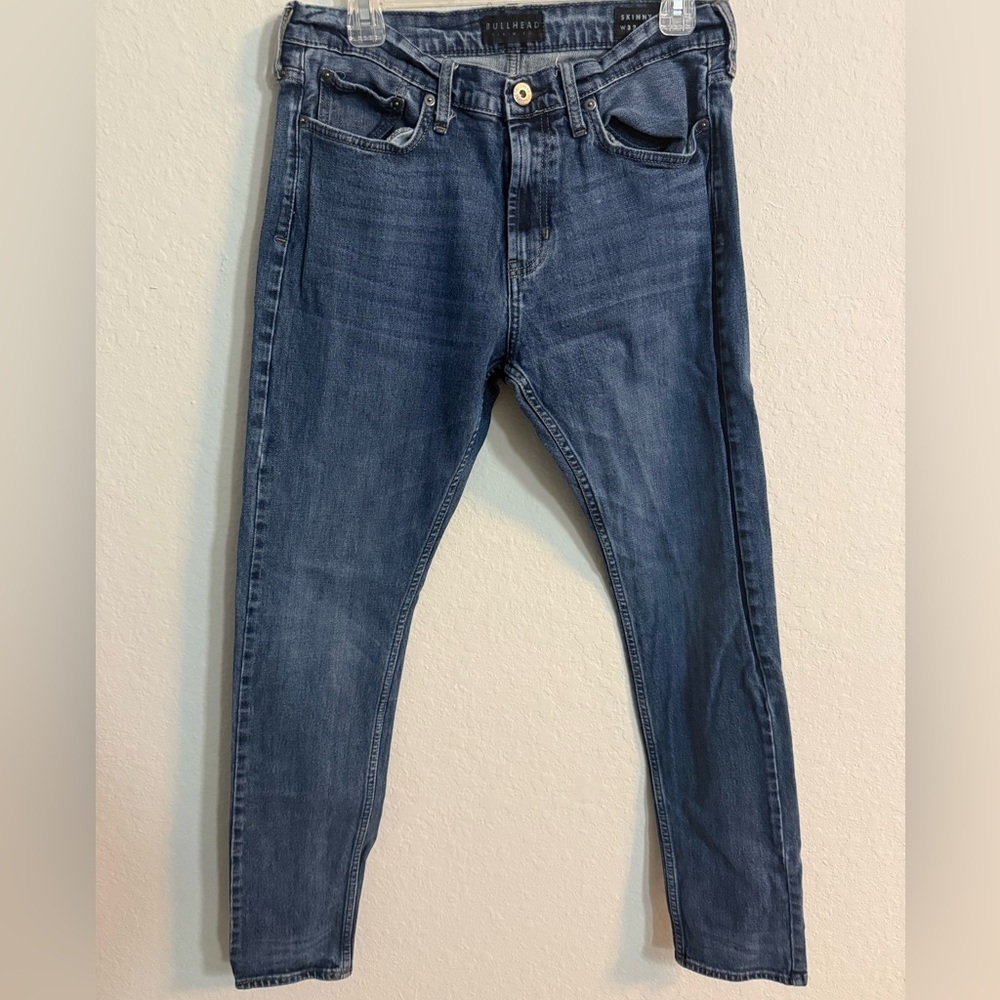 Bullhead Denim Co. Jeans Mens 32X32 Denim Skinny Medium Wash PacSun - Picture 6 of 8